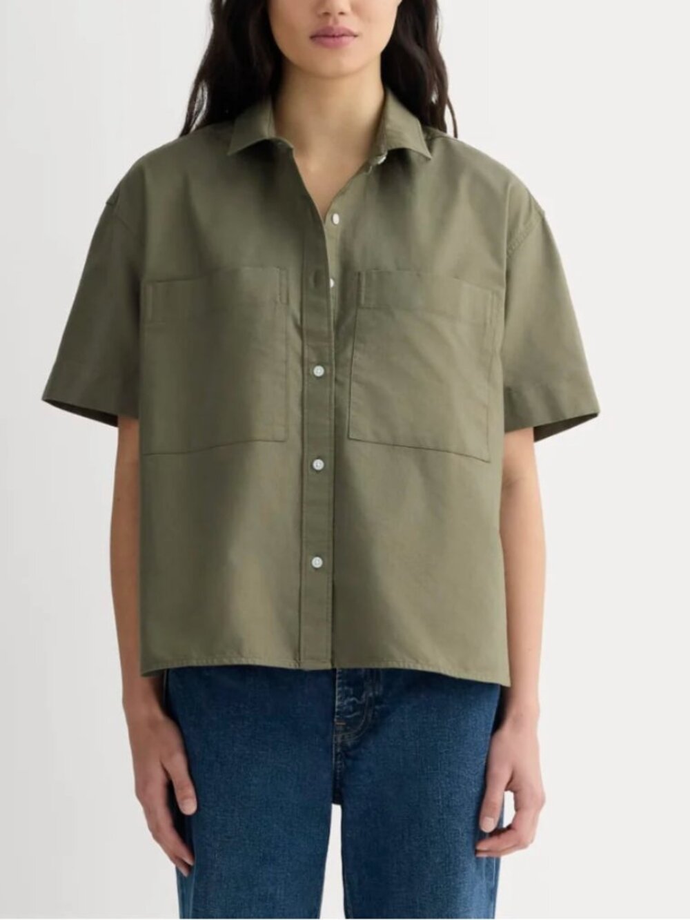 The Short-Sleeve Boxy Oxford